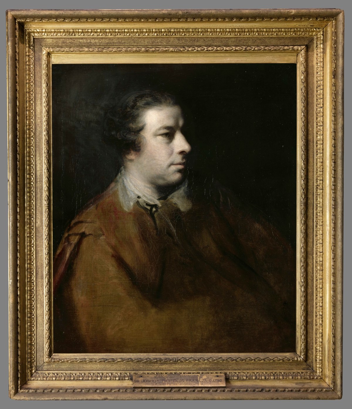 Unknown, Frame for Sir Joshua Reynolds PRA 'Portrait of Francis Hayman, R.A.'