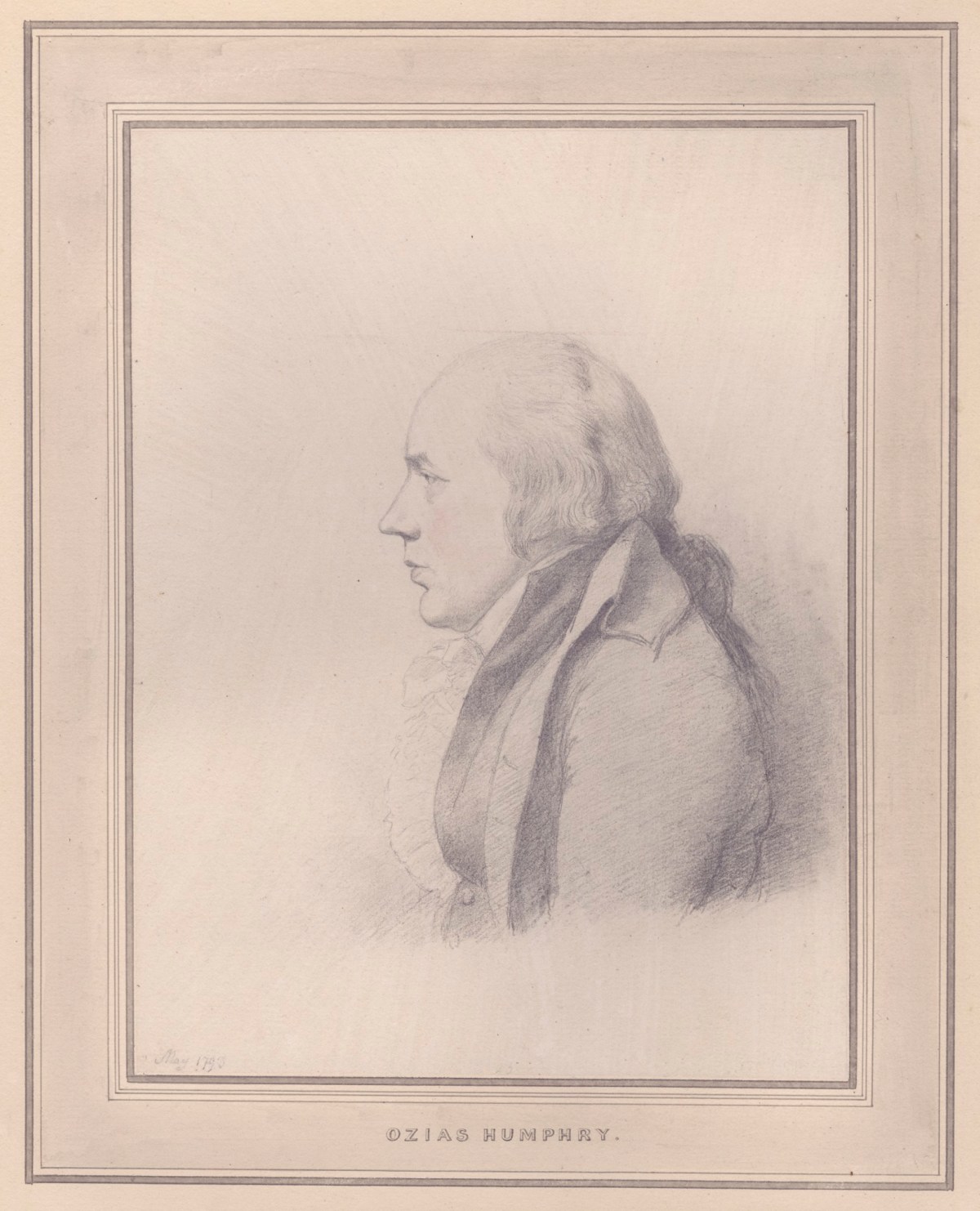 George Dance RA, Portrait of Ozias Humphry, R.A.