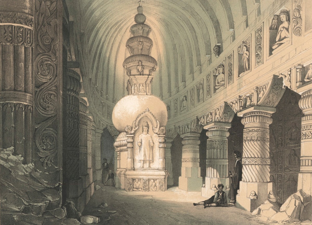 James Fergusson, Ajunta: Exterior of Chaitya Cave No. 19