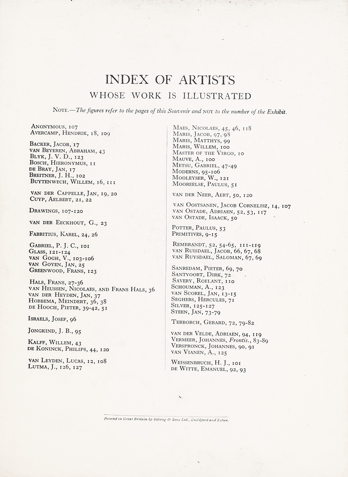 Page 130 of 1929 - Illustrated Souvenir of the Exhibition of Dutch Art 1450-1900