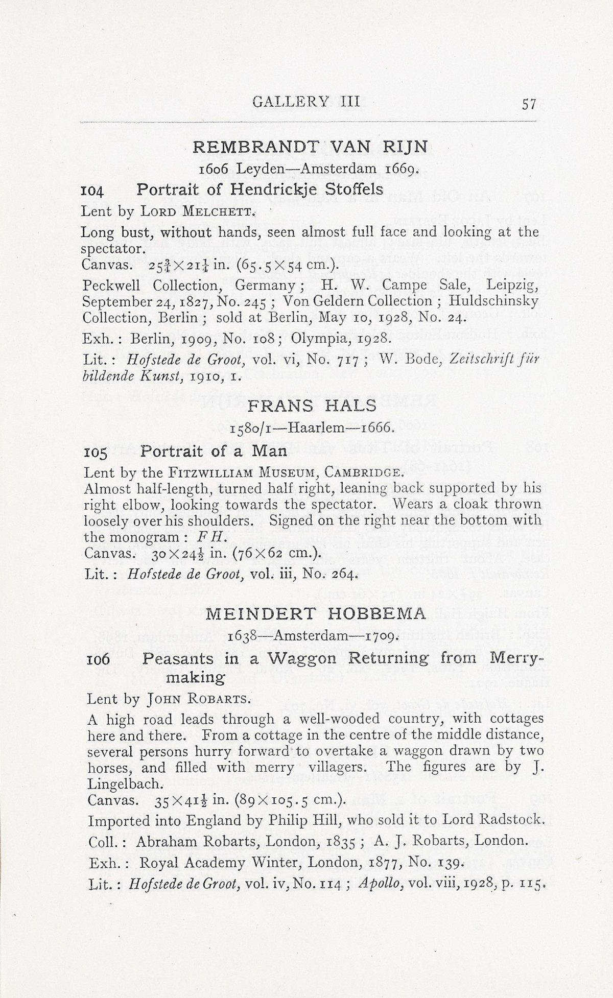 Page 61 of 1929 - Exhibition of Dutch Art 1450-1900
