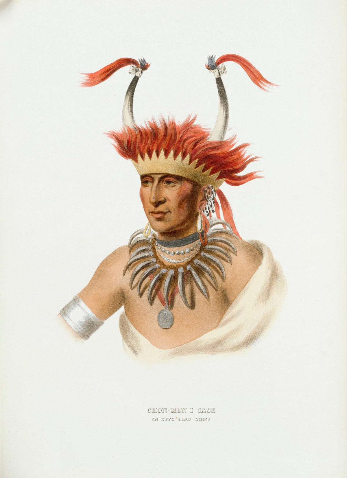 Charles Bird King, Chon-Mon-I-Case, an Otto half chief.