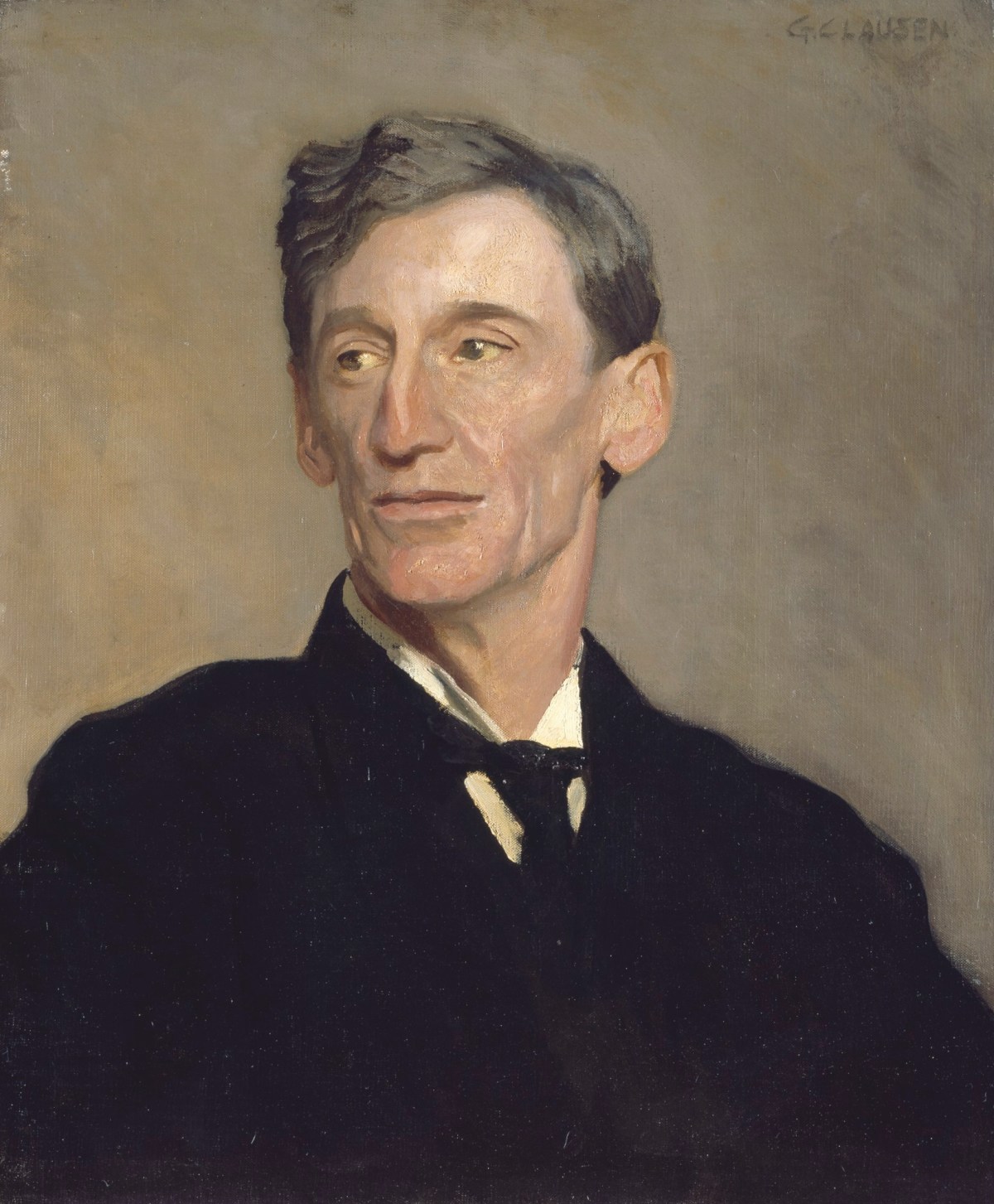 Sir George Clausen RA, Portrait of Stanhope Forbes, R.A.