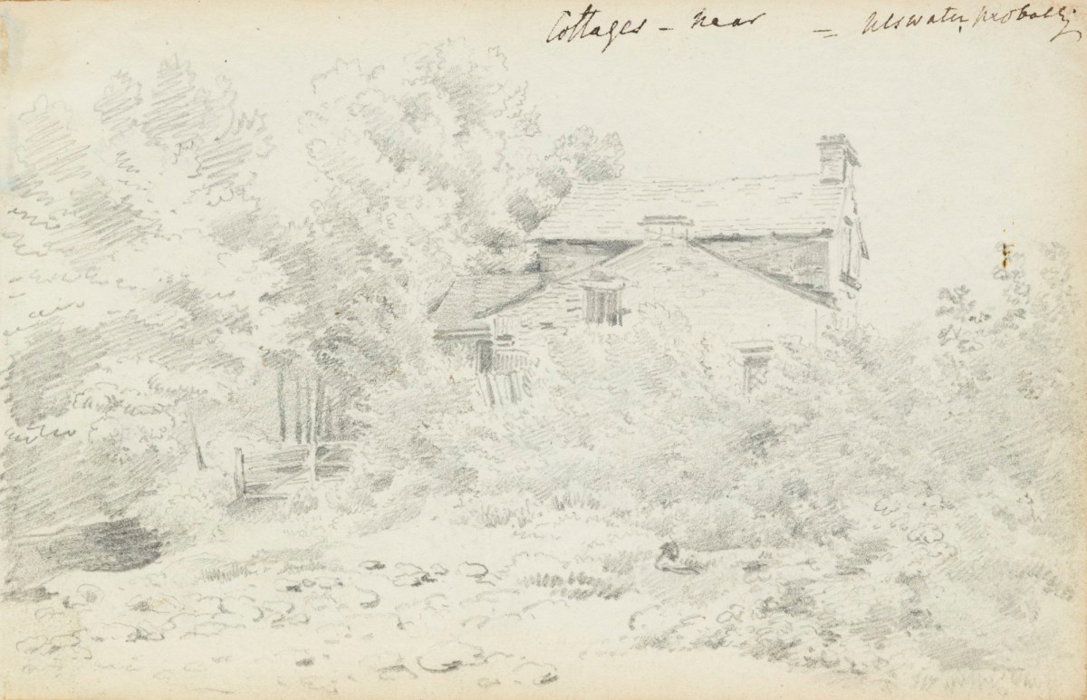Philip Reinagle RA, Drawing of a rural landscape