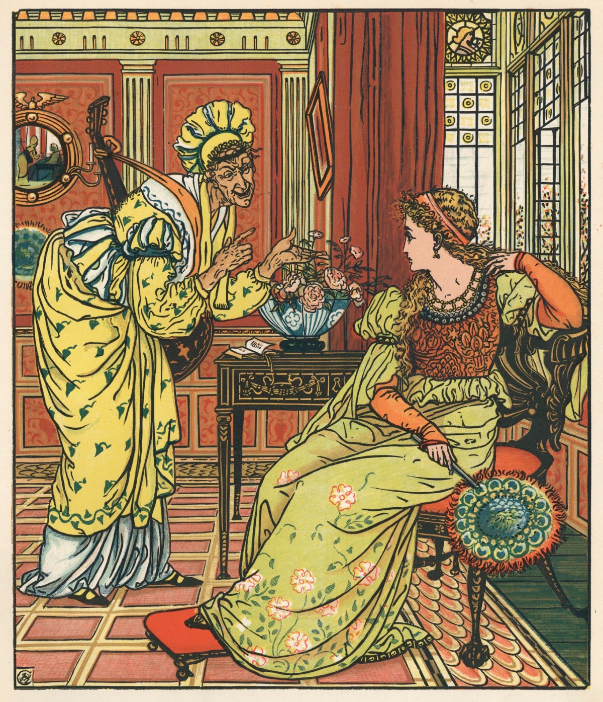 Walter Crane, Feintese tempts Belle-Etoile