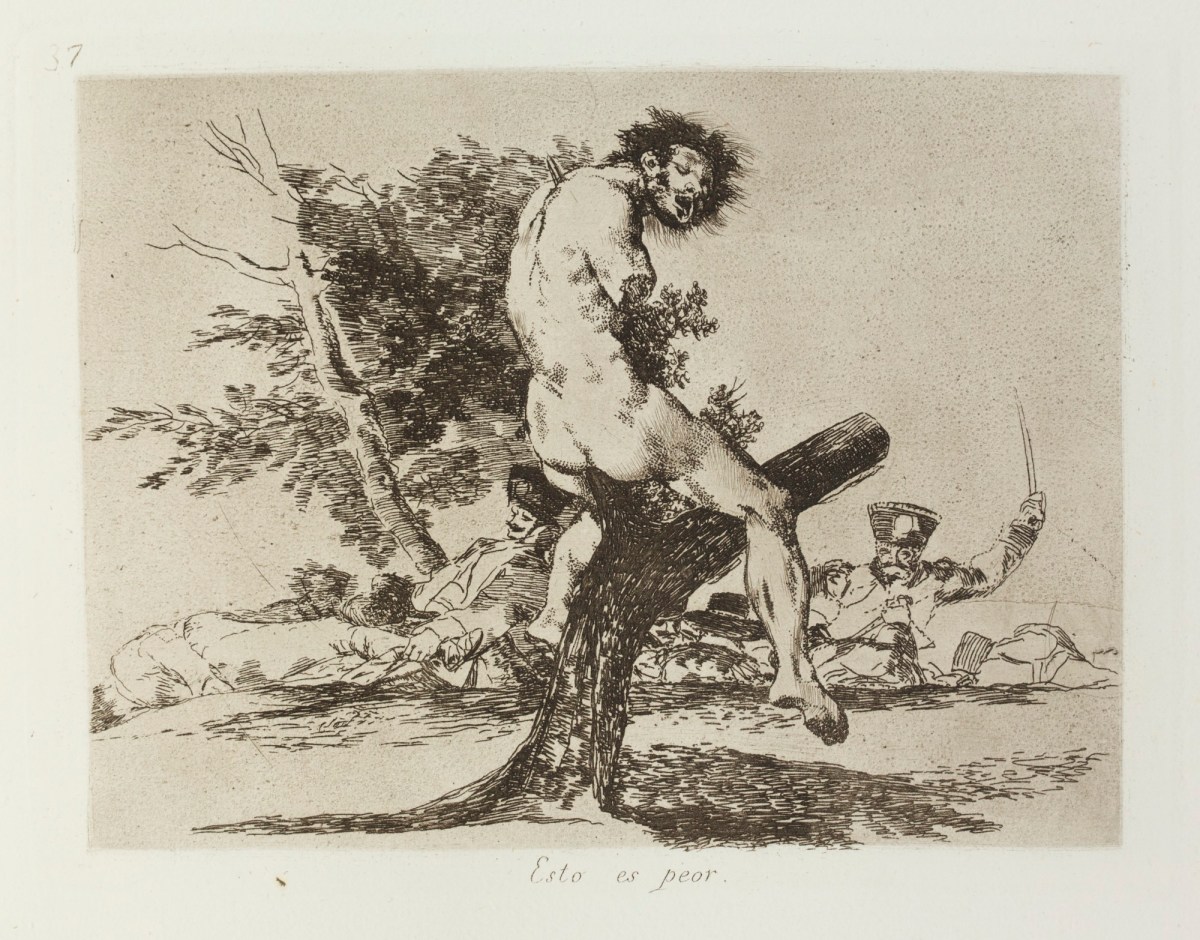 Francisco Goya, 'Esto es peor.'