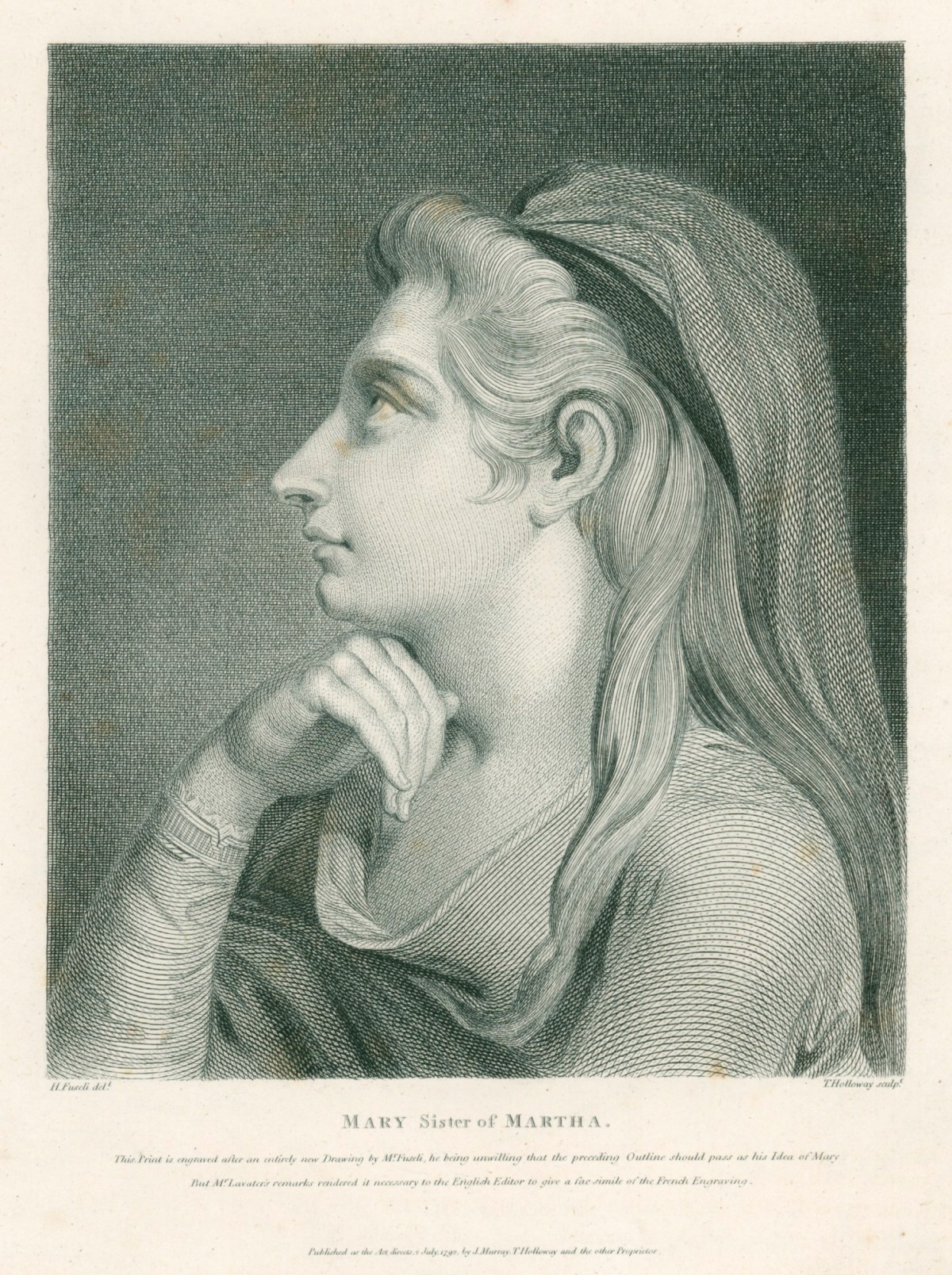 Henry Fuseli RA, Mary, sister of Martha