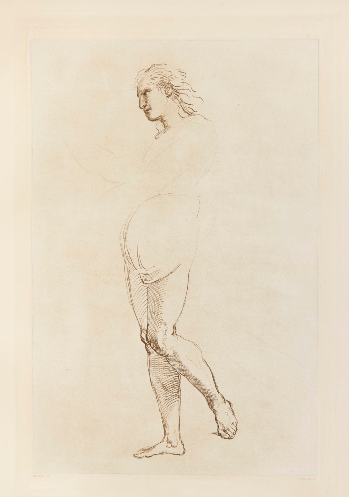Raphael, Study for the painting Saint John the Baptist Preaching.