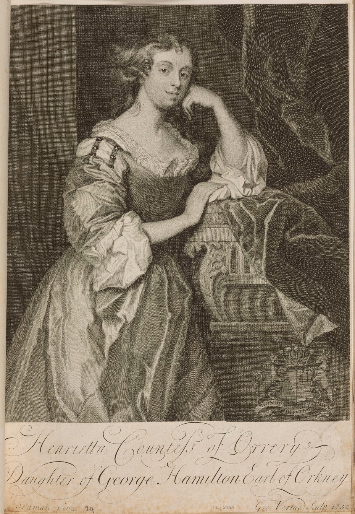 Isaac Seeman, Portrait of Henrietta, Countess of Orrery