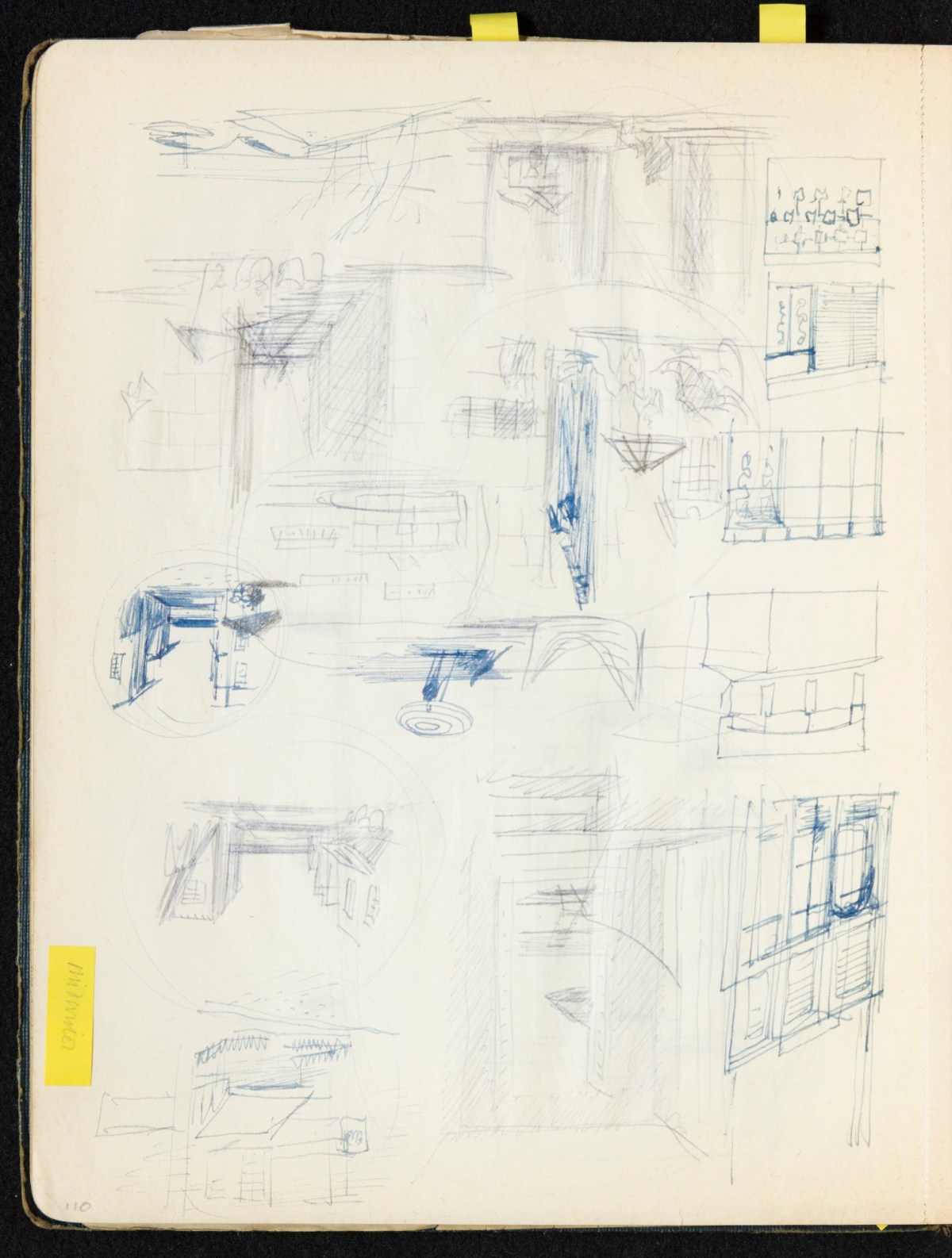 Sir Hugh Casson PRA, Britannia and Glyndebourne sketchbook