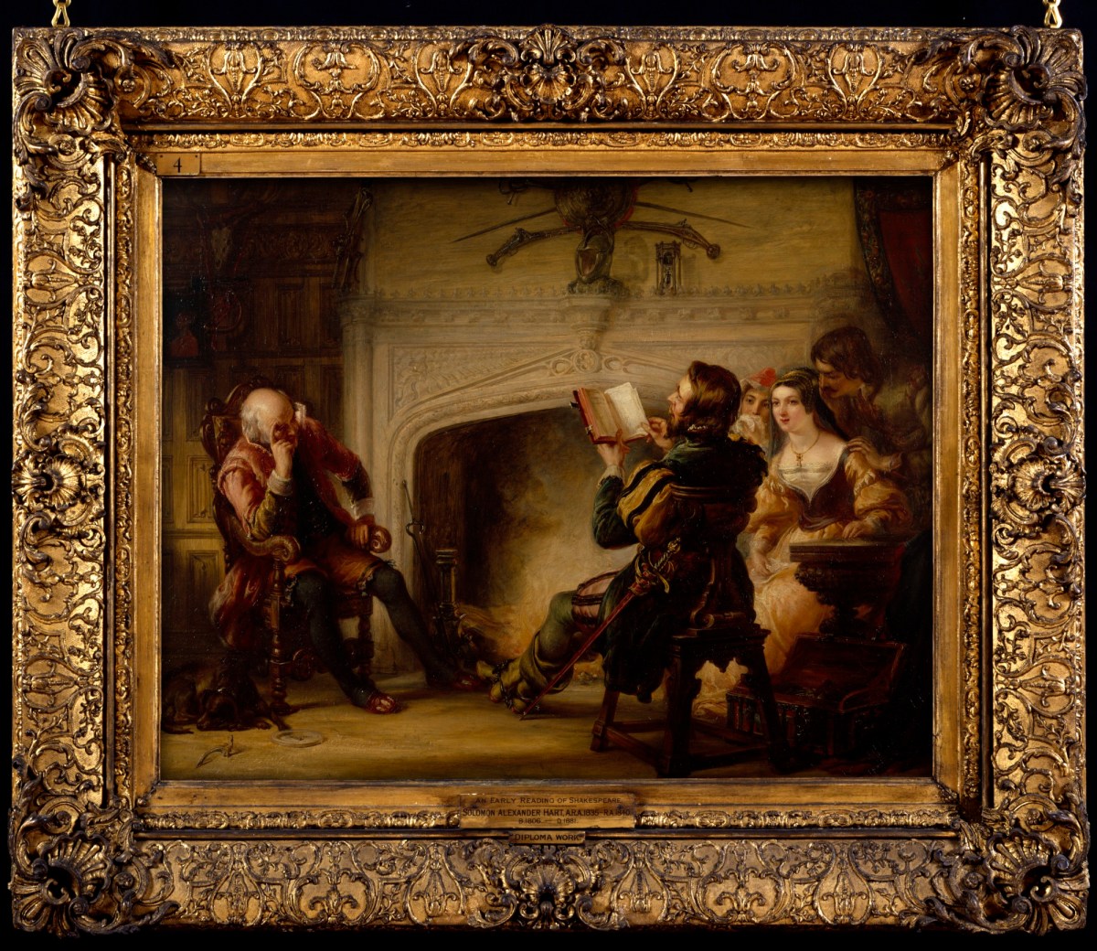 Unknown, Frame for Solomon Alexander Hart RA 'Early Reading of Shakespeare'