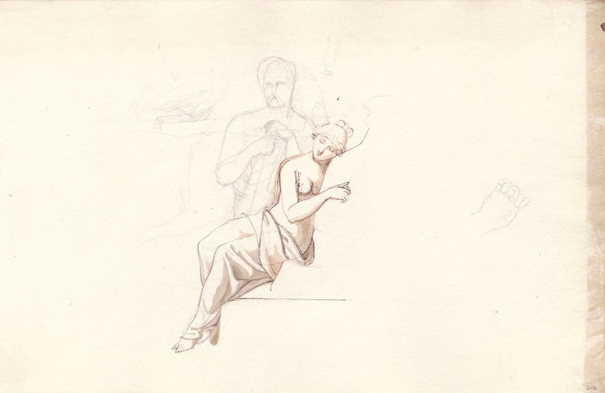 John Gibson RA, Male and female figures