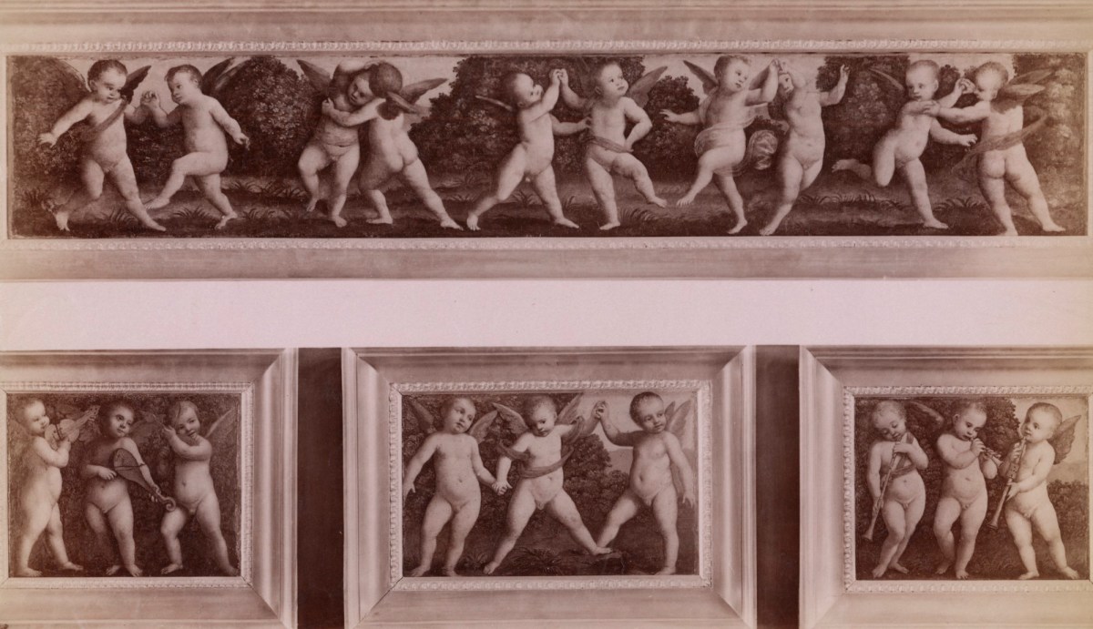 Fratelli Alinari Editori (Florence), Photograph of 'Amorini che danzano e cantano' attributed to Gaudenzio Ferrari