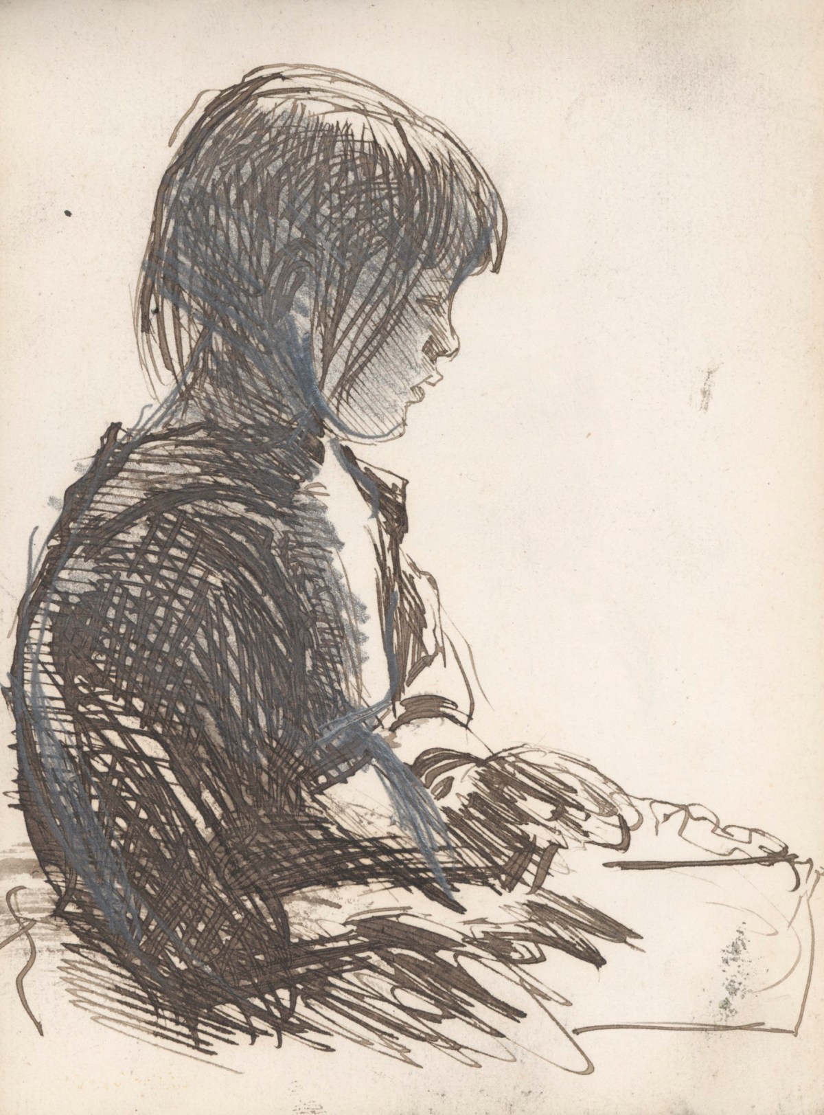 Sir George Clausen RA, Study of a young girl