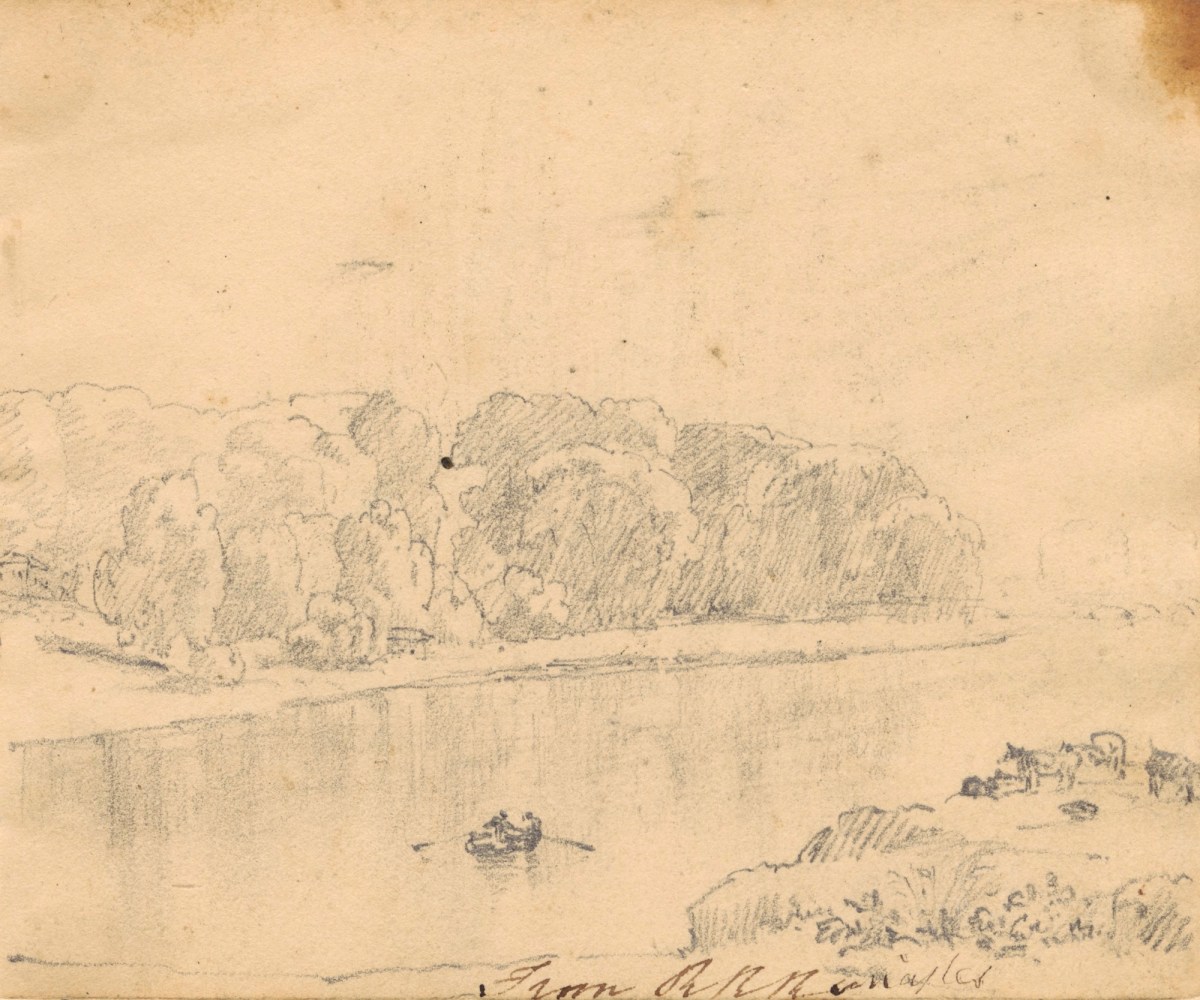 R.R. Reinagle RA, View of a river