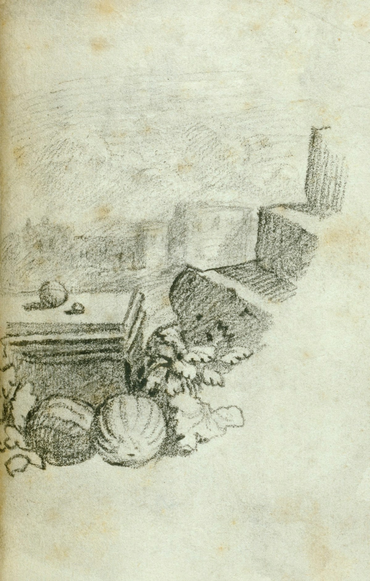 Benjamin West PRA, Leaf from a sketchbook