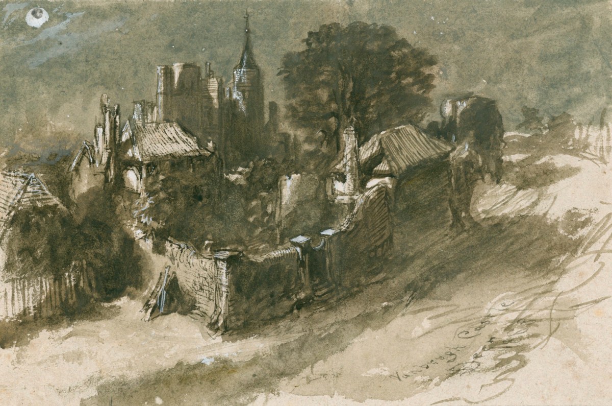 Sir John Gilbert RA, Vanbrugh Castle by night