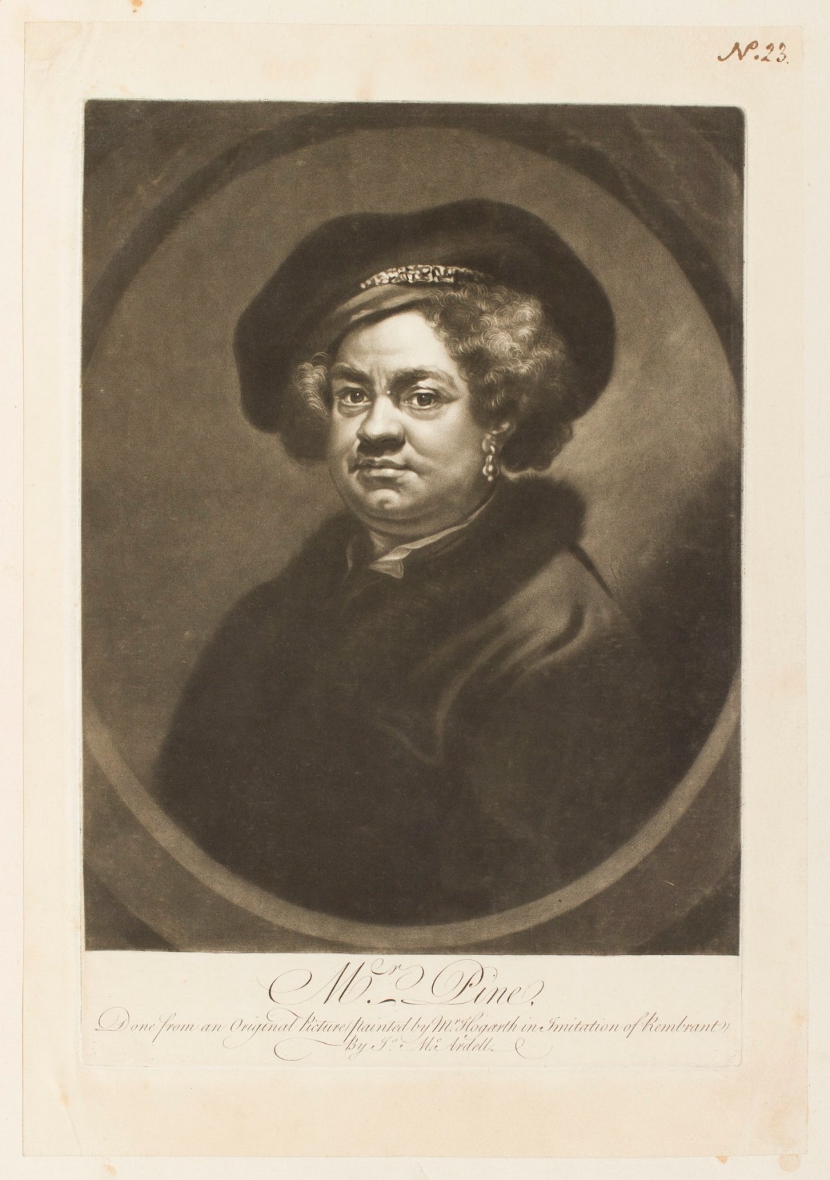 William Hogarth, John Pine, Engraver