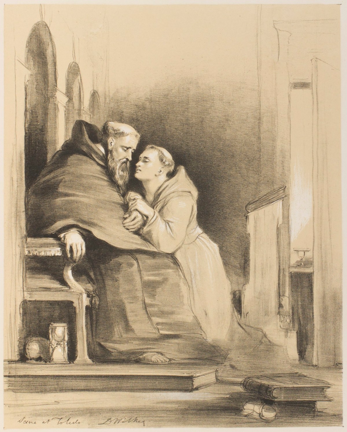 Sir David Wilkie RA, The Monks at Confession at Toledo