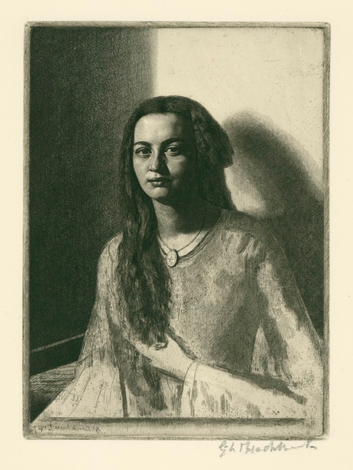 Gerald Leslie Brockhurst RA, Una