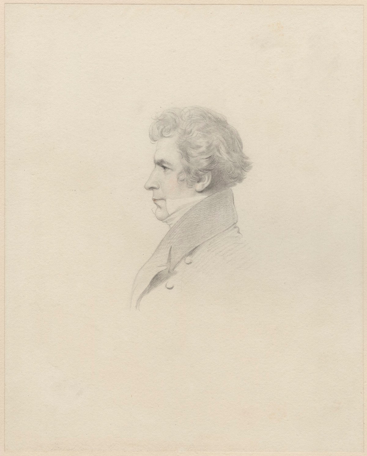 Richard Lane ARA, Portrait sketch of John Jackson