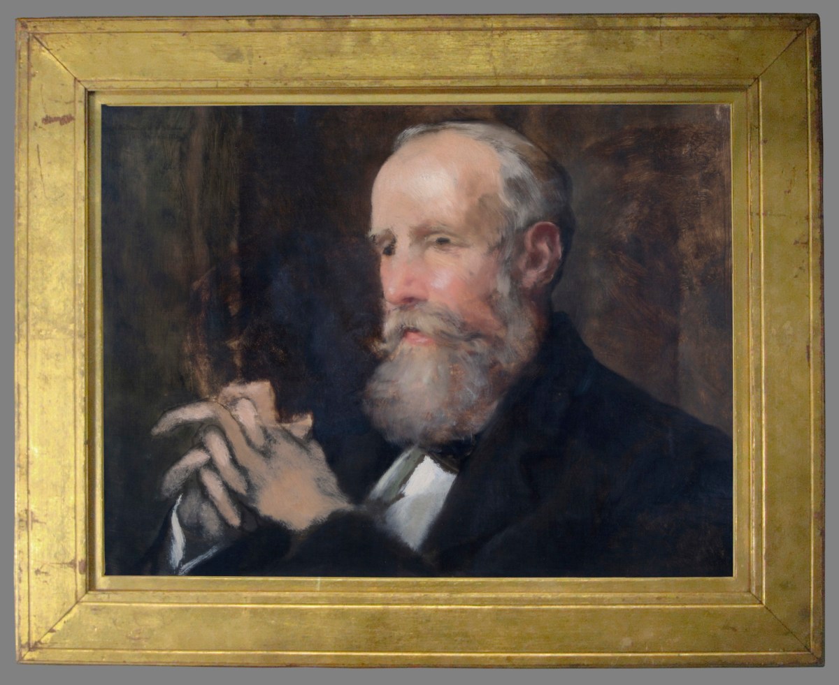 Unknown, Frame for Sir Lawrence Alma-Tadema RA 'Portrait of H W B Davis'