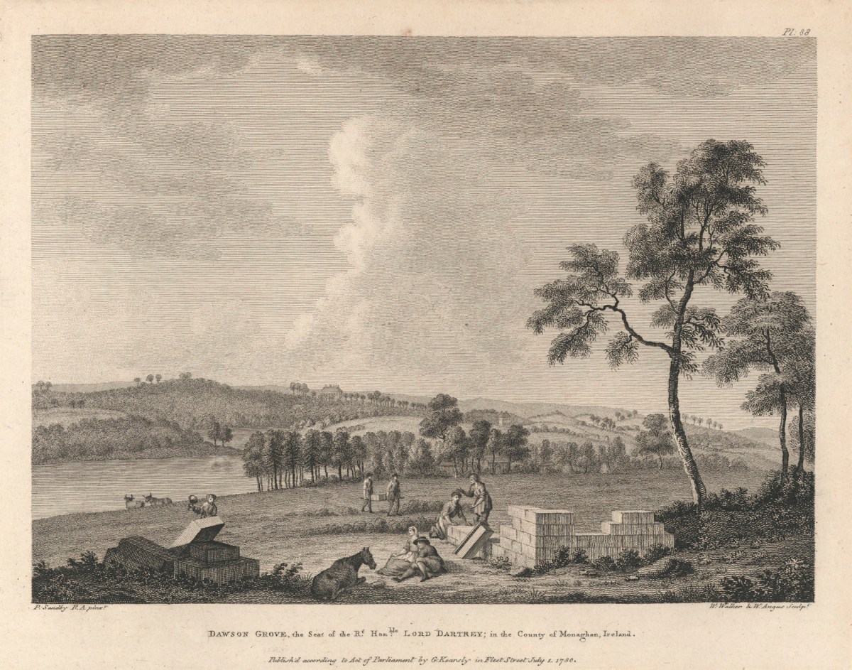 Paul Sandby RA, Dawson Grove, the Seat of ... Lord Dartrey, County of Monaghan, Ireland