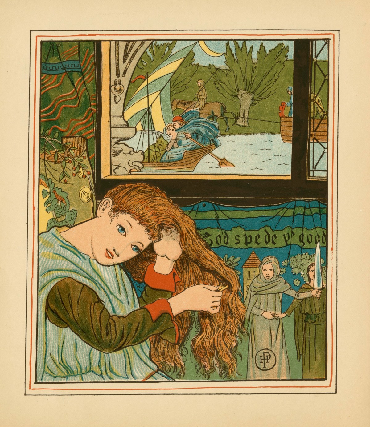Howard Pyle, 'But who hath seen her wave her hand? / Or at the casement seen her stand? ...'