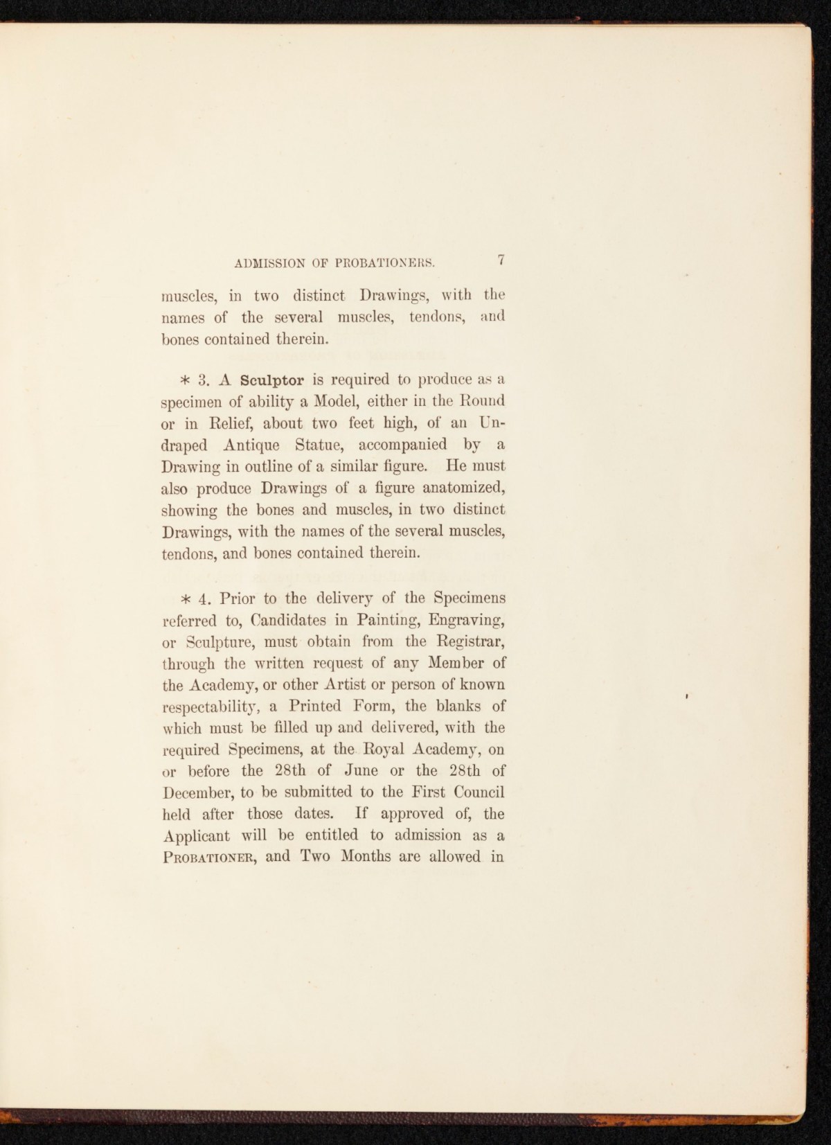 Sir Lawrence Alma-Tadema RA, A copy of the RA Laws as relating to the Schools, annotated and with sketches by Alma-Tadema