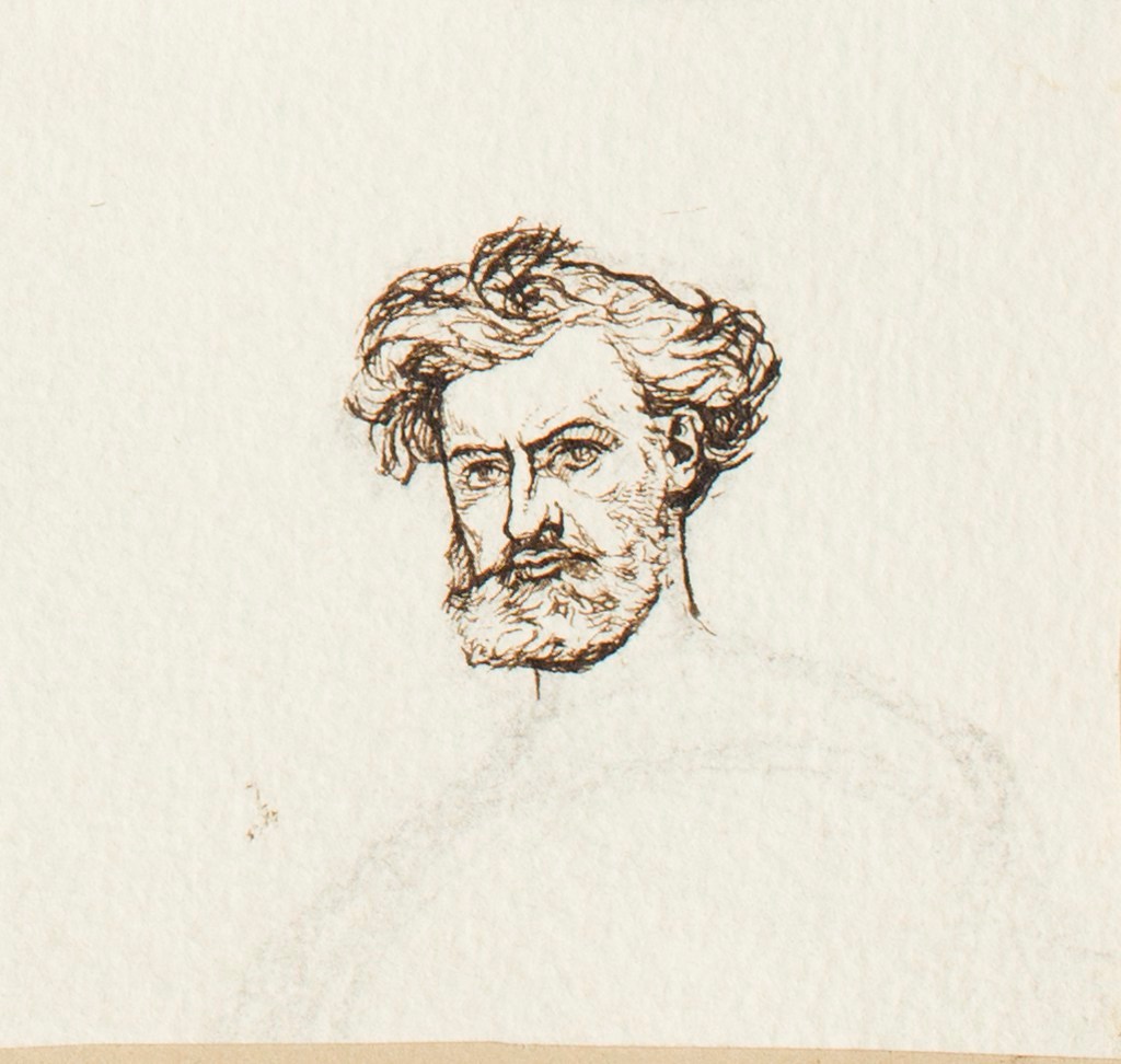 Henry Hugh Armstead RA, Head of a bearded man