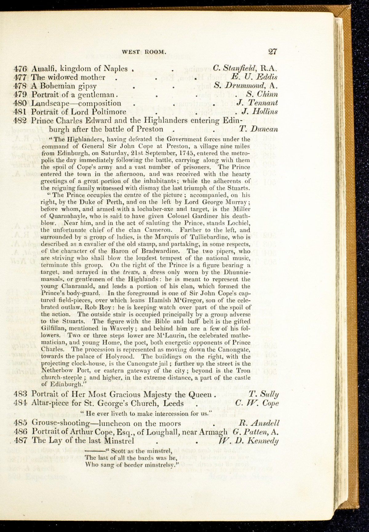 The exhibition of the Royal Academy. MDCCCXL. (1840). The seventy ...