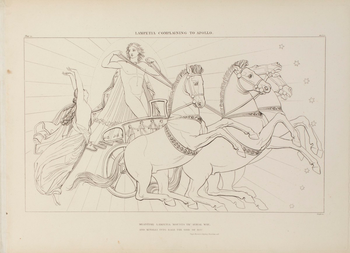 John Flaxman RA, Lampetia complaining to Apollo