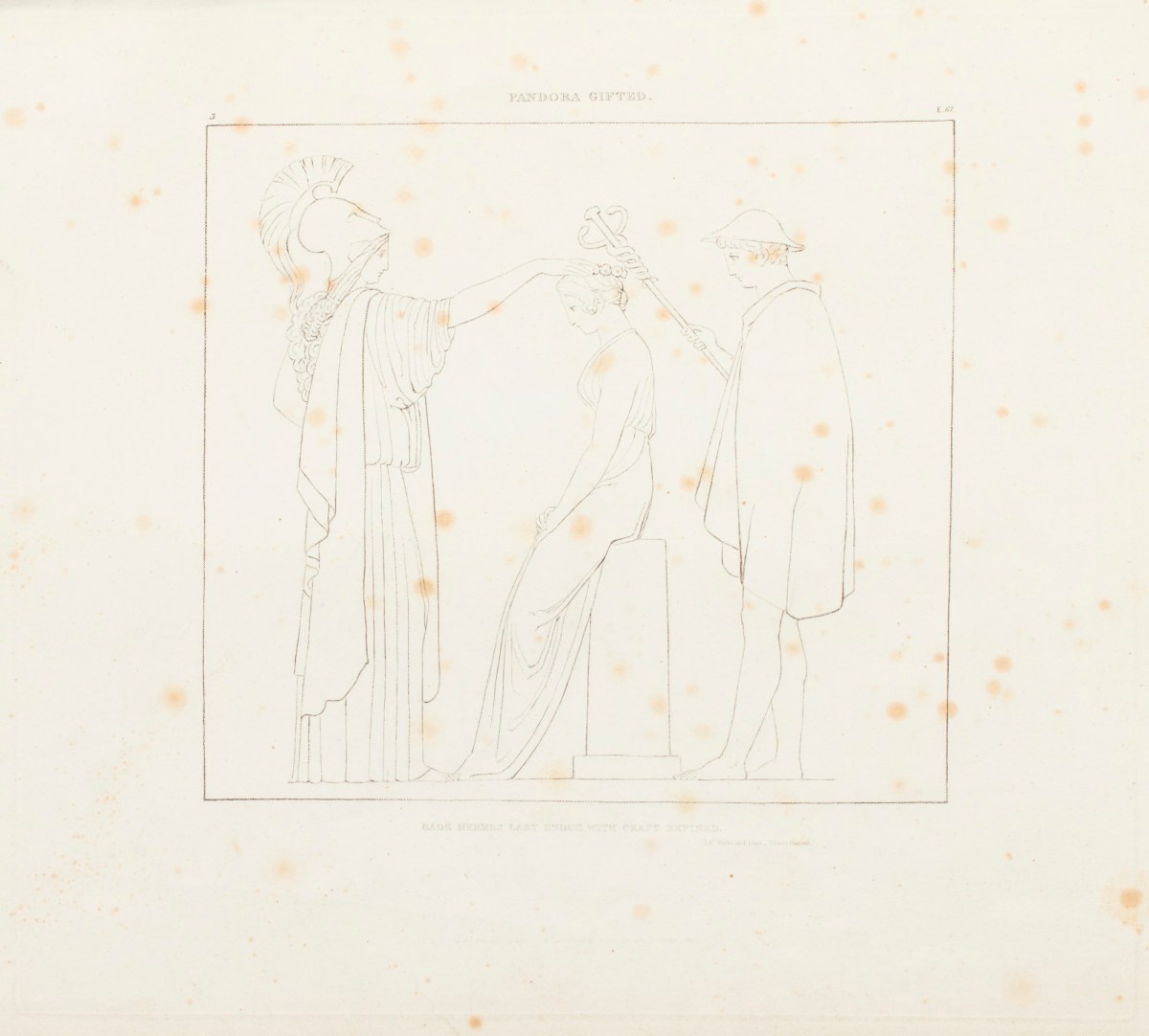 Hesiod, Pandora gifted.