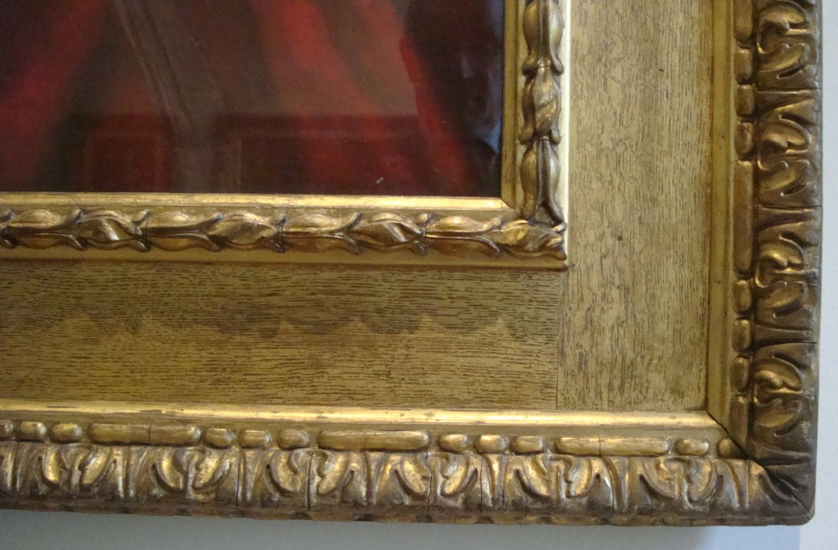 W.A. Smith, Frame for George Frederick Watts RA 'Portrait of Frederic, Lord Leighton, P.R.A'