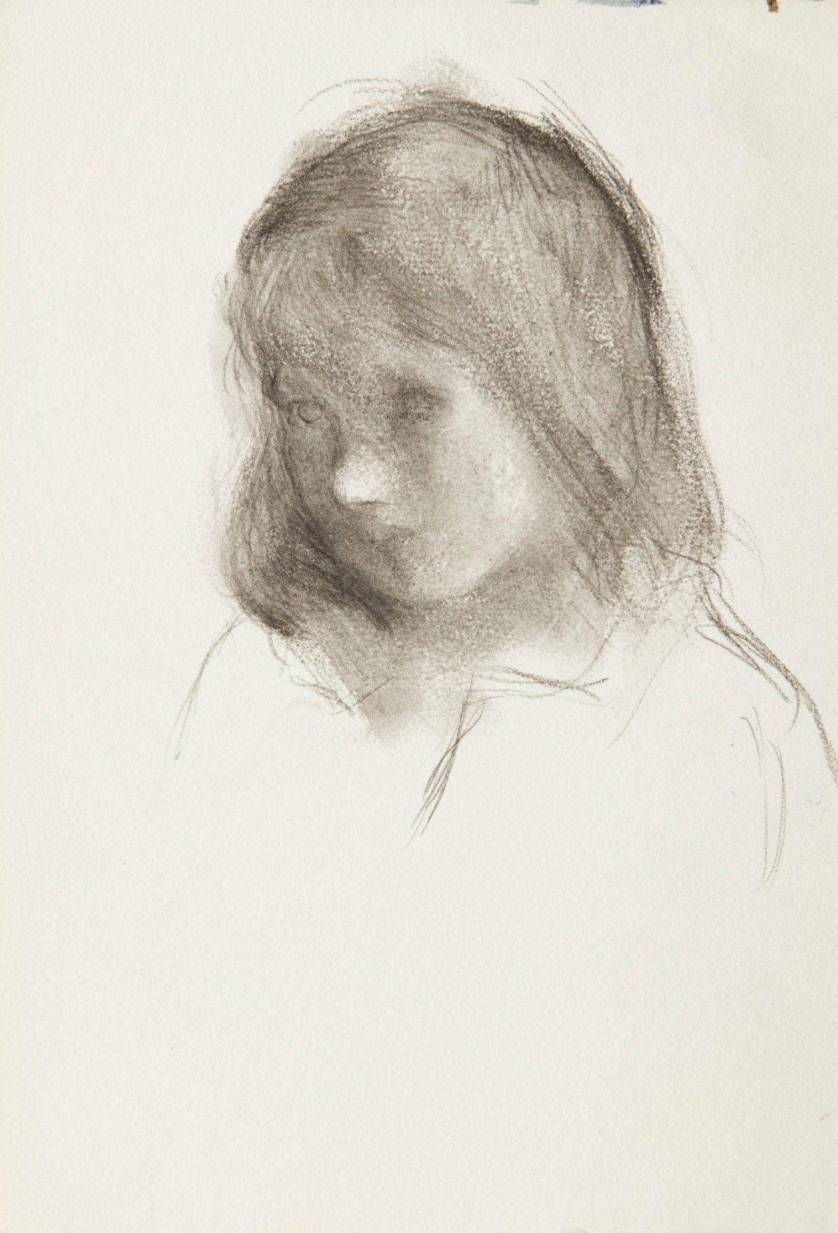 Sir George Clausen RA, Study of a girl's head