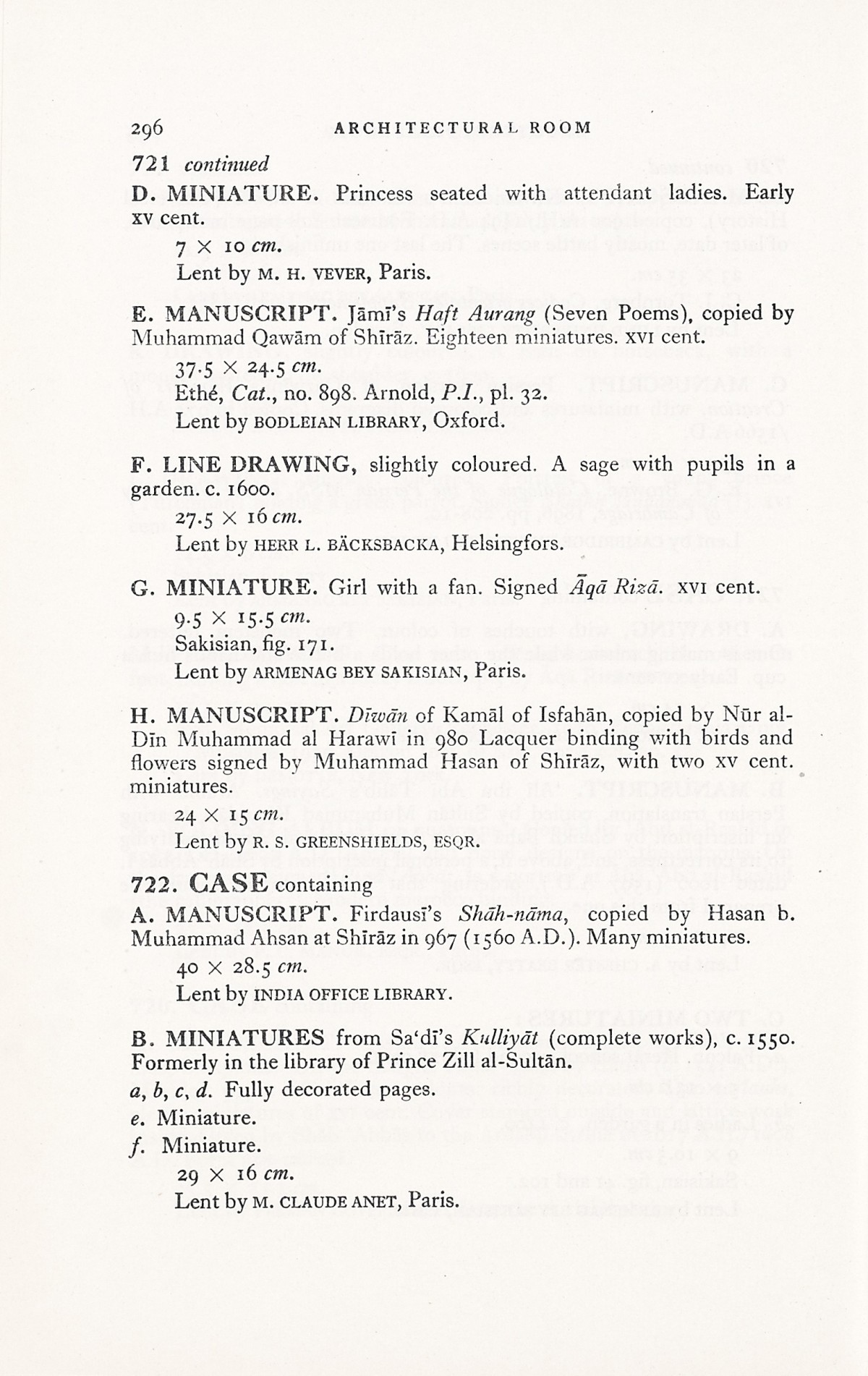 Page 324 of 1931 - International Exhibition of Persian Art