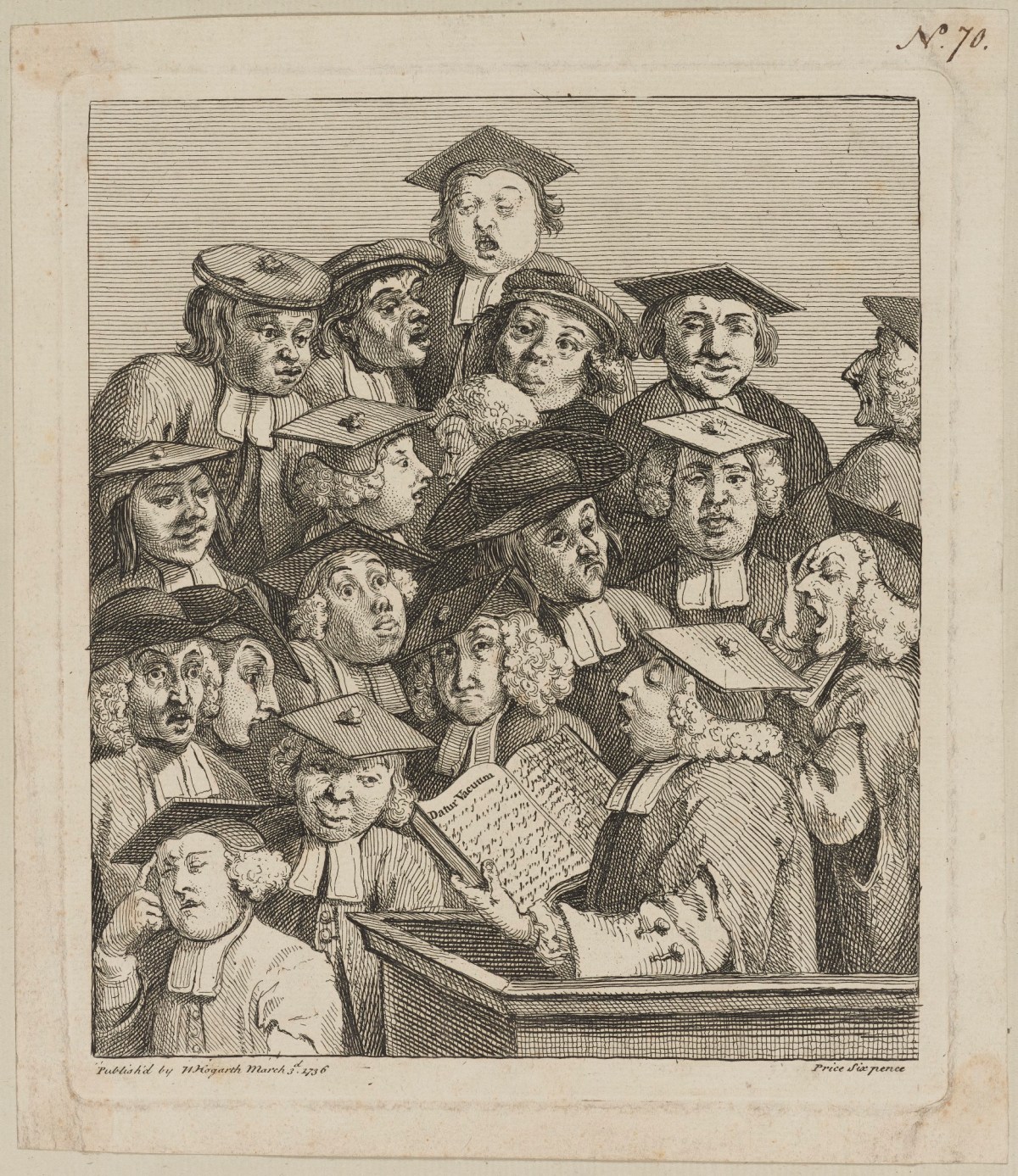 William Hogarth, Scholars at a Lecture