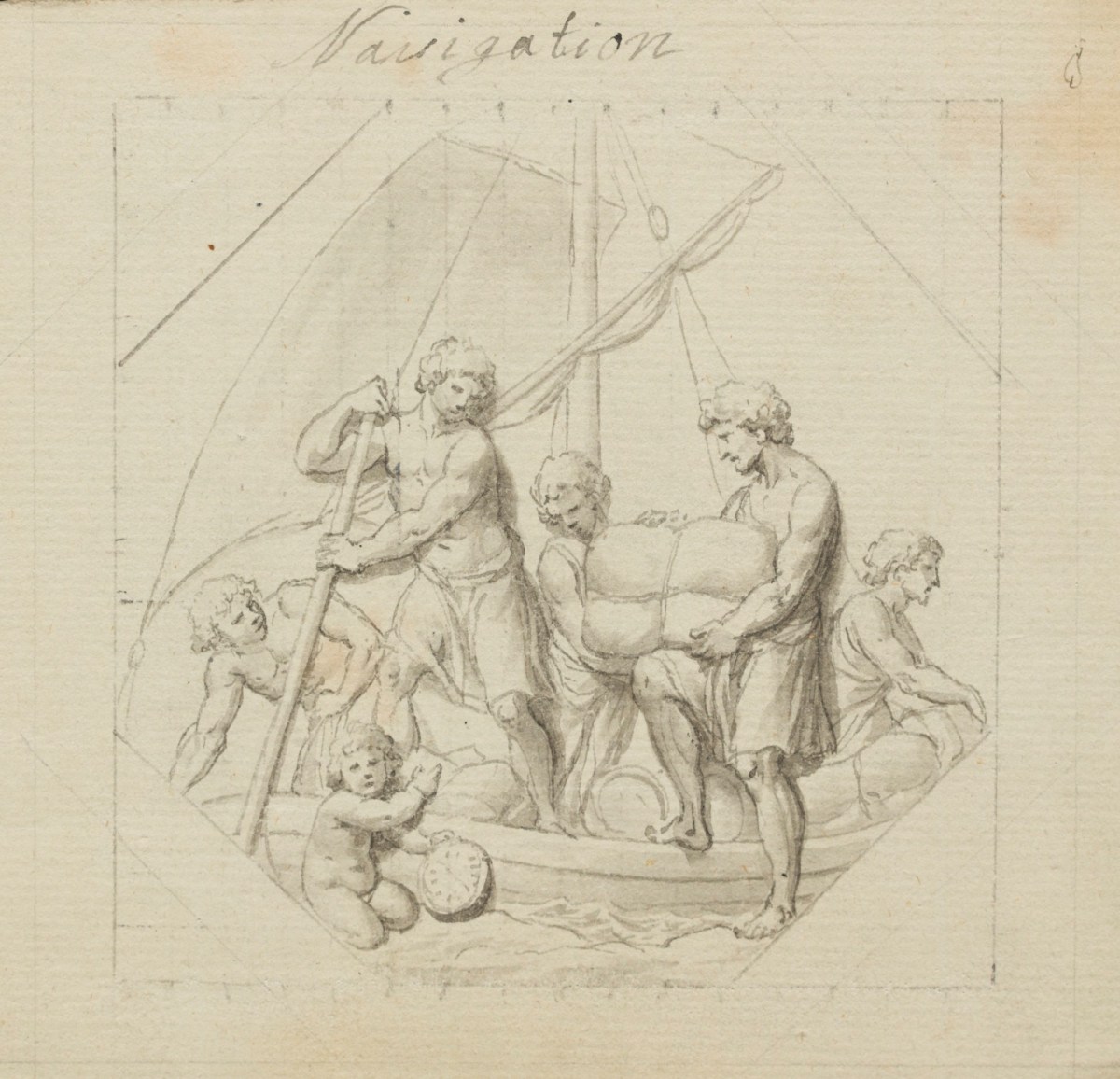 Giovanni Battista Cipriani RA, Navigation