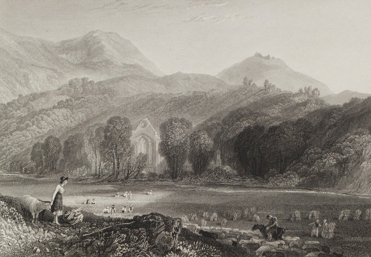 J.M.W. Turner RA, Valle Crucis Abbey, Denbighshire