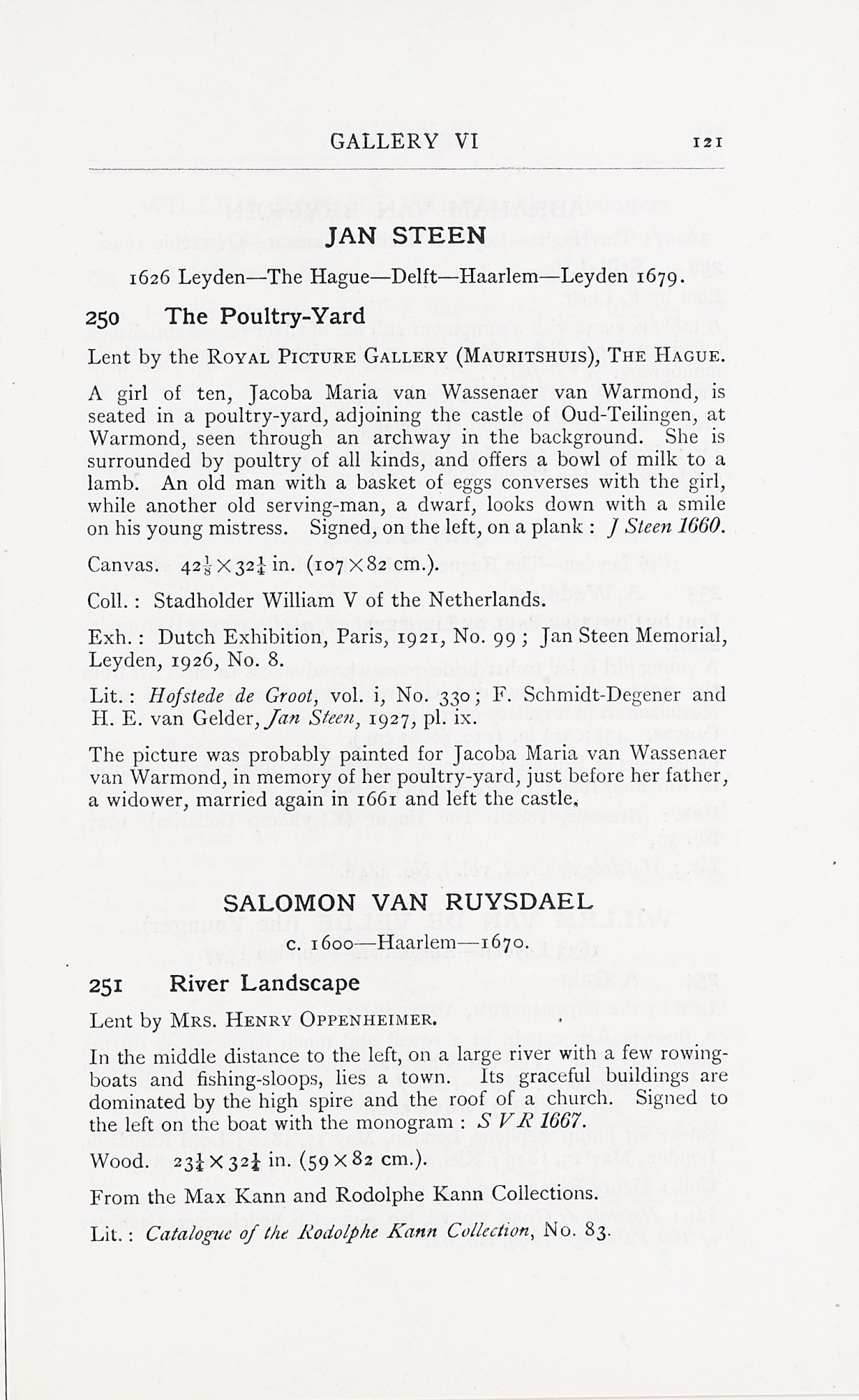 Page 125 of 1929 - Exhibition of Dutch Art 1450-1900