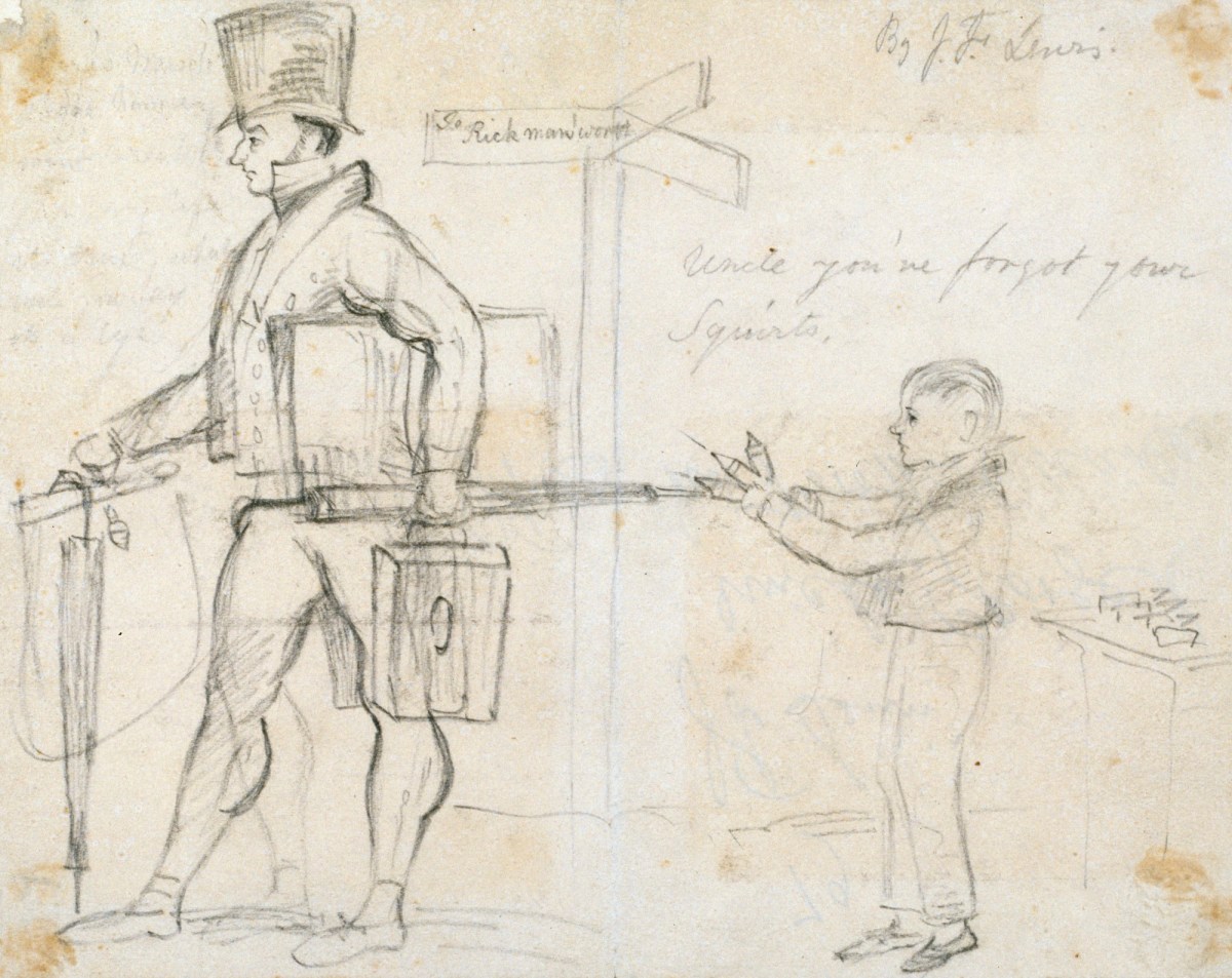 John Frederick Lewis RA, Uncle George and his Nephew Charles the Engraver