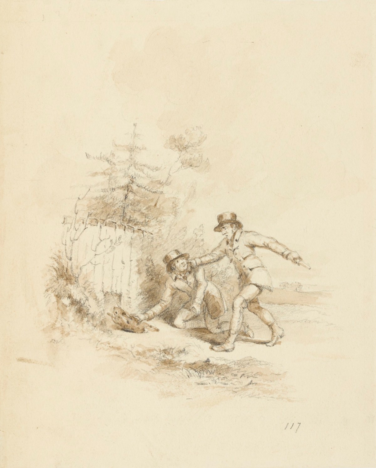 Abraham Cooper RA, A poacher caught
