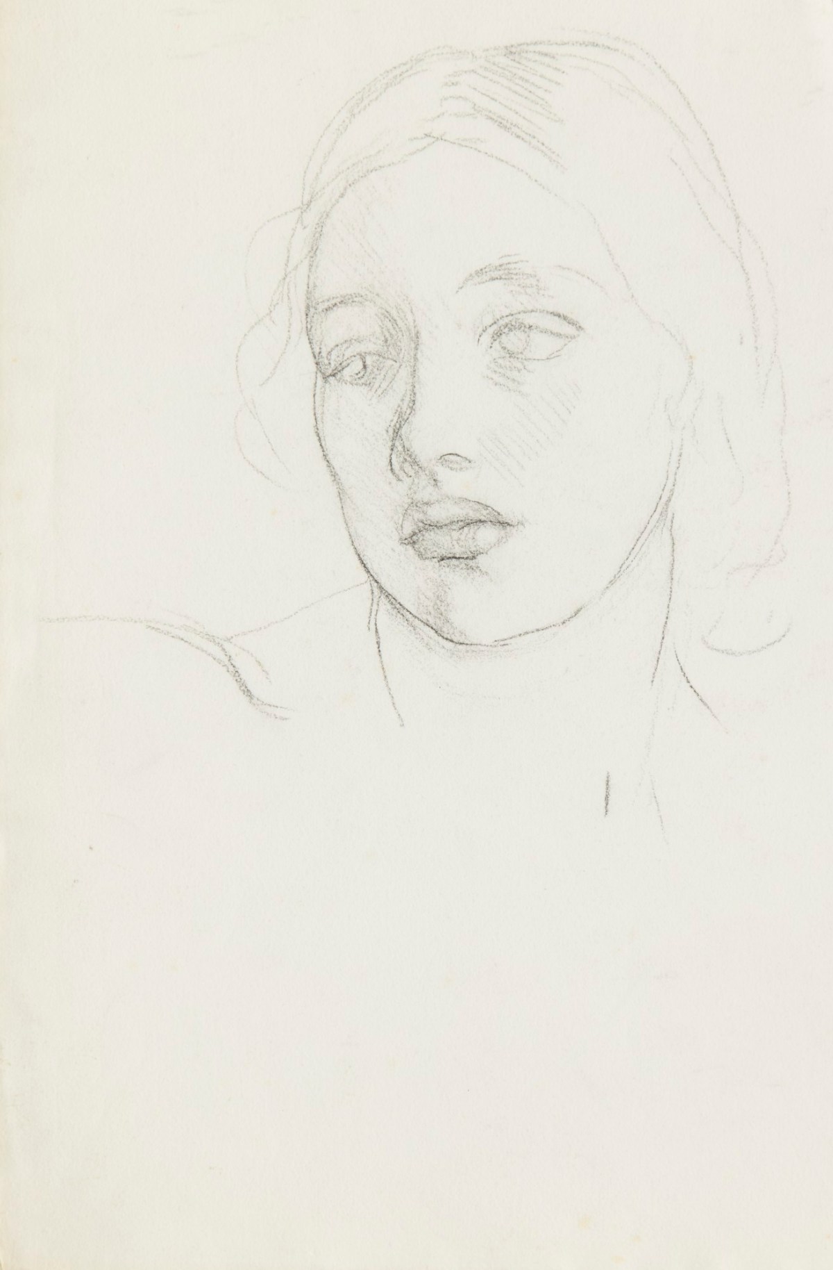 Sketch of a woman's head | Works of Art | RA Collection | Royal Academy ...