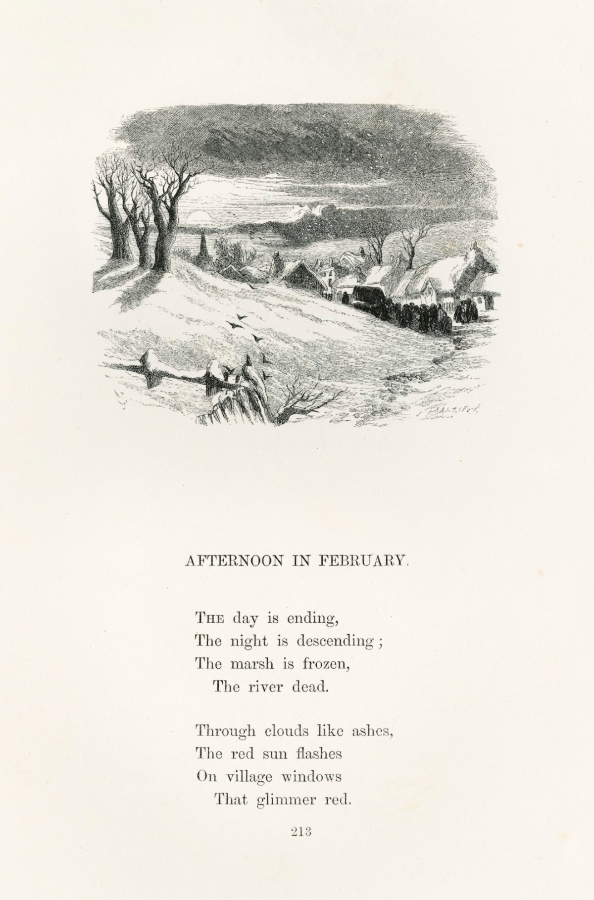 Sir John Gilbert RA, Afternoon in February