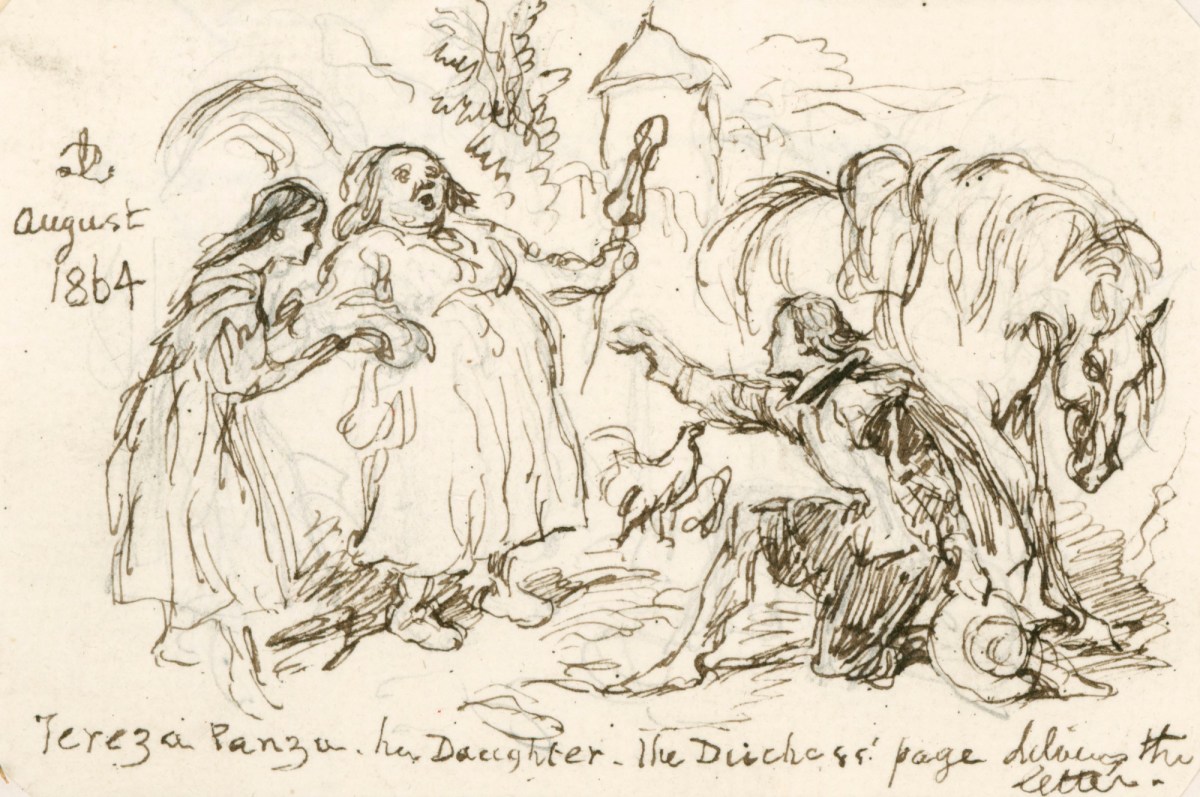 Sir John Gilbert RA, The Duchess's Page delivers the letter
