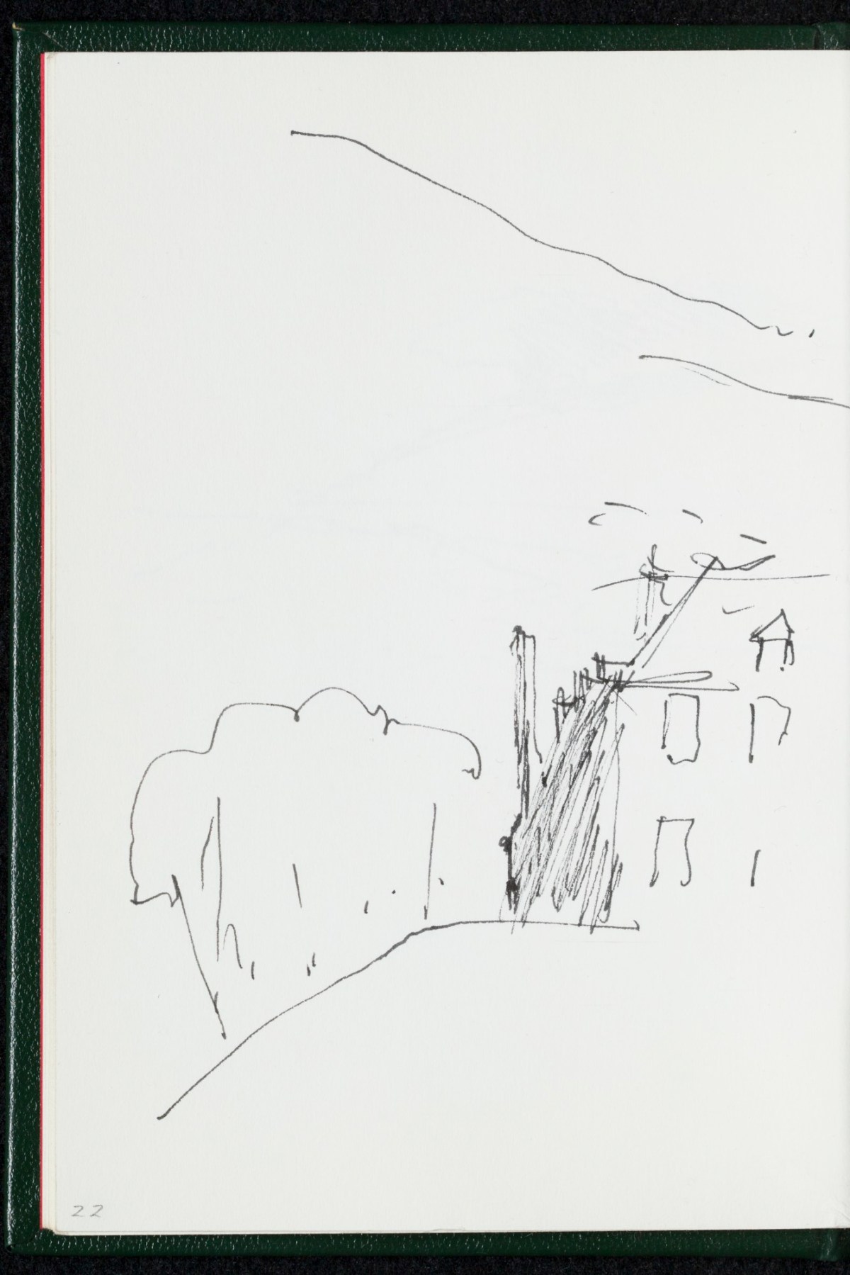Sir Hugh Casson PRA, New England Connecticut sketchbook