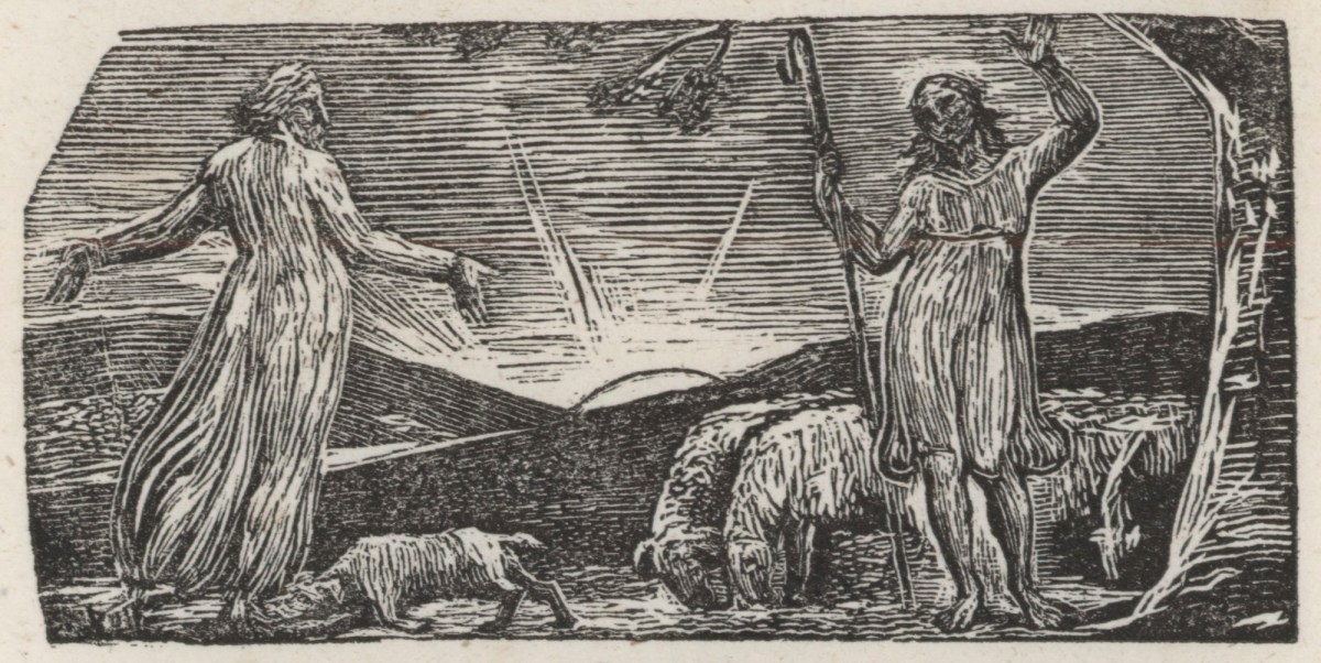 William Blake, Thenot Remonstrates with Colinet