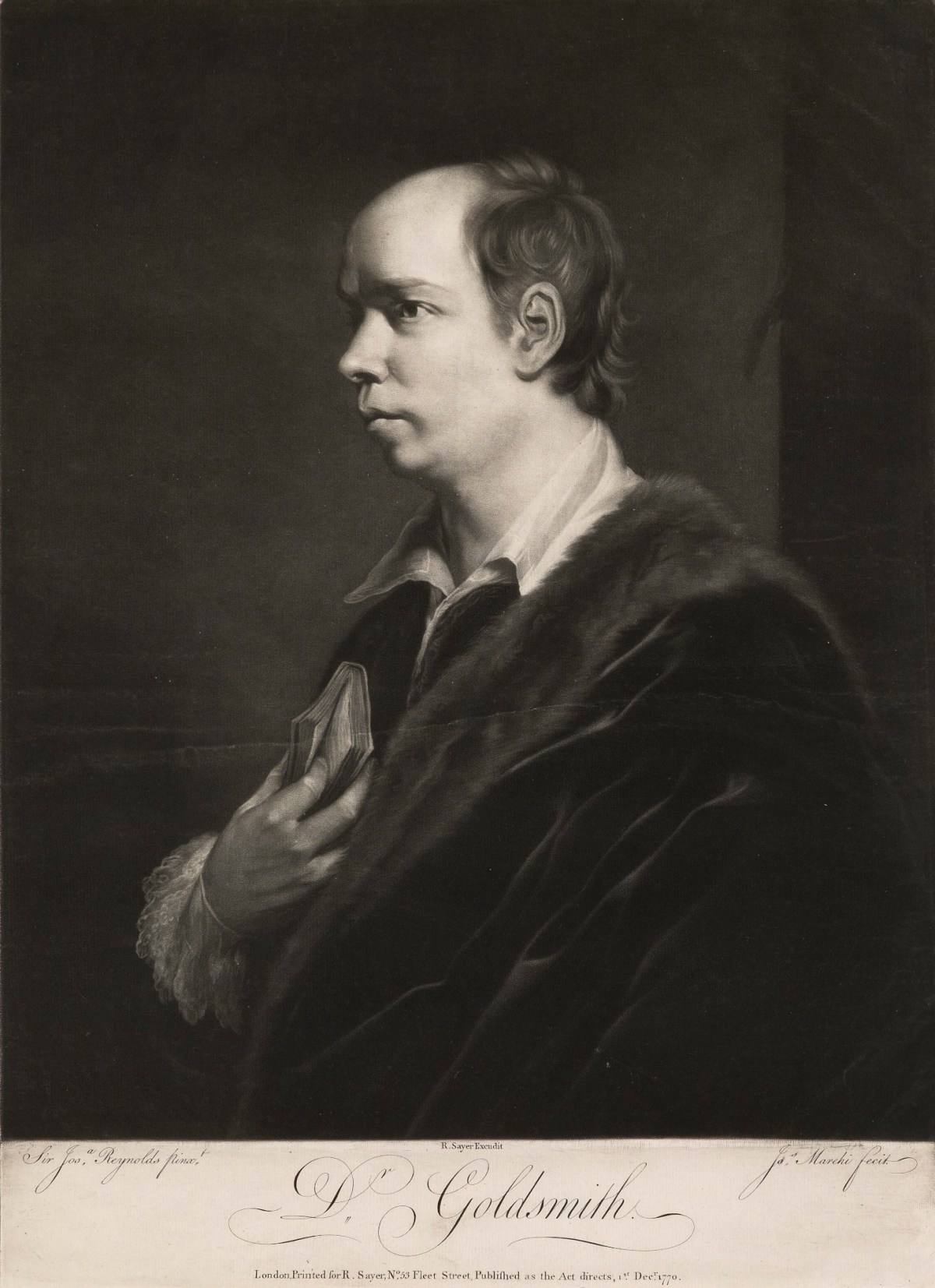 Portrait of Oliver Goldsmith | Works of Art | RA Collection
