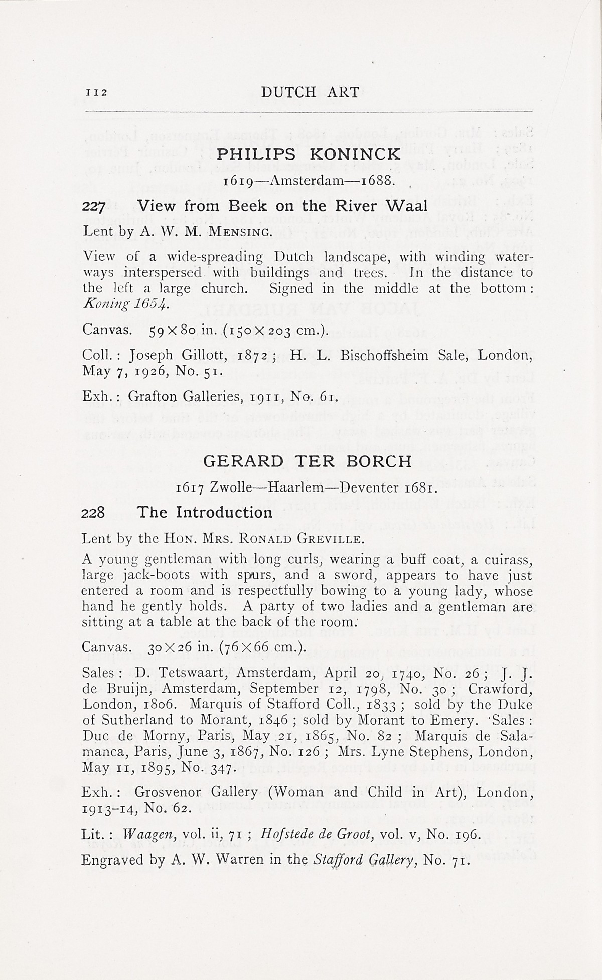 Page 116 of 1929 - Exhibition of Dutch Art 1450-1900