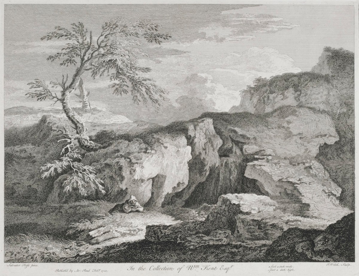 John Wood, Landscape with hermit